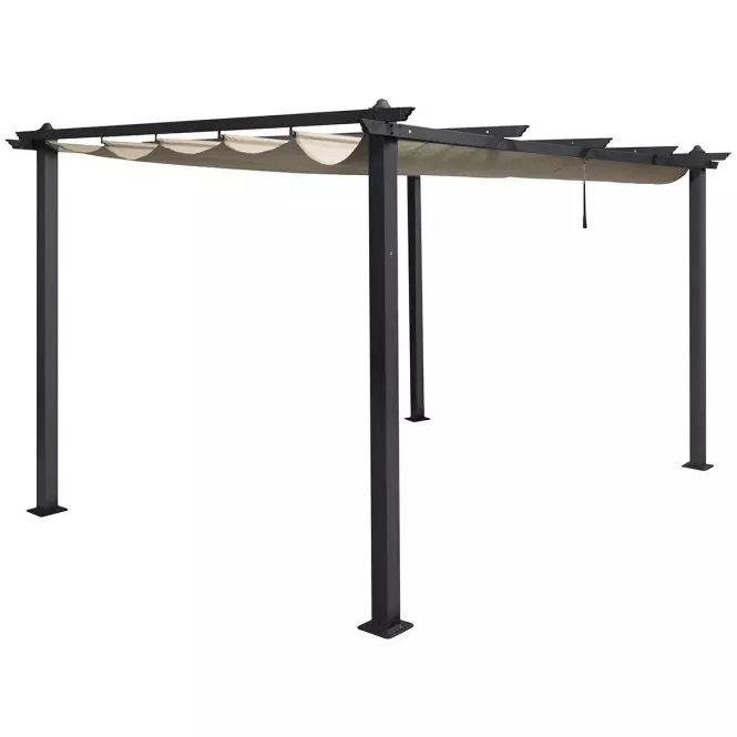 Záhradný pavilón / pergola Pescara 3x4x2.35m béžový