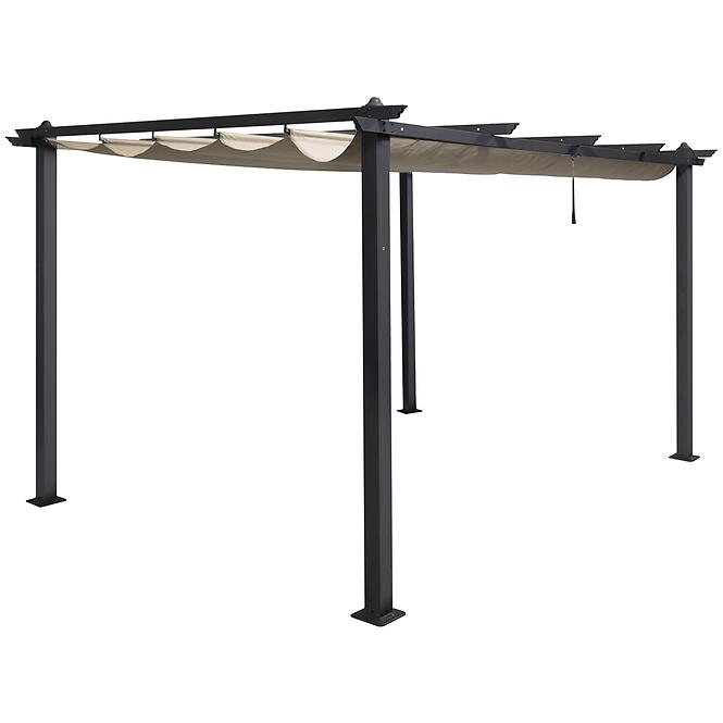 Záhradný pavilón / pergola Pescara 3x4x2.35m béžový