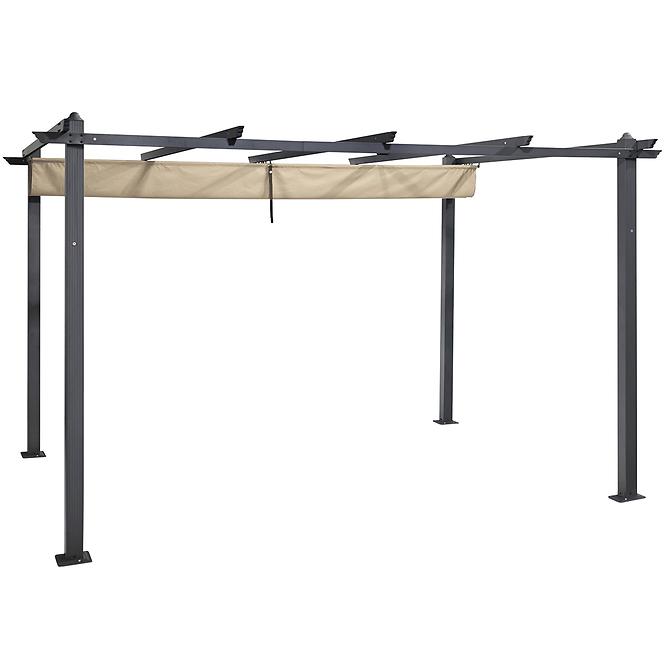 Záhradný pavilón / pergola Pescara 3x4x2.35m béžový