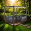 Záhradný pavilón / pergola Pescara 3x4x2.35m béžový,2