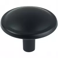 Nábytkový gombík Mali, Ø32 mm, čierny