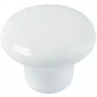 Nábytkový gombík Ø35 mm biely