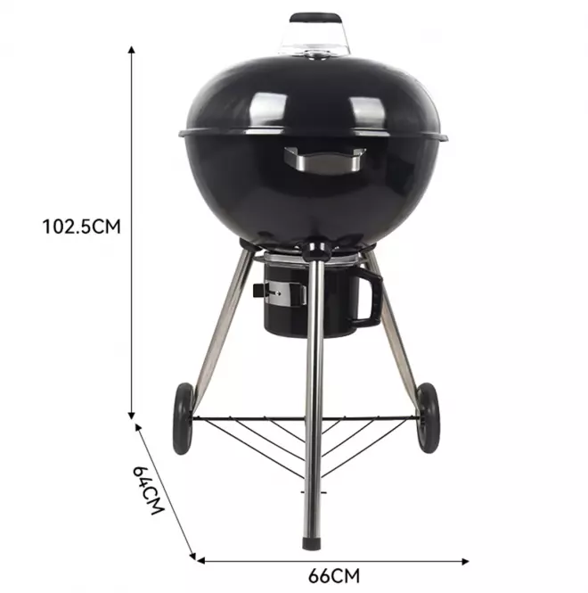 Gril na drevené uhlie Mercado 54 cm KY22022LI,2