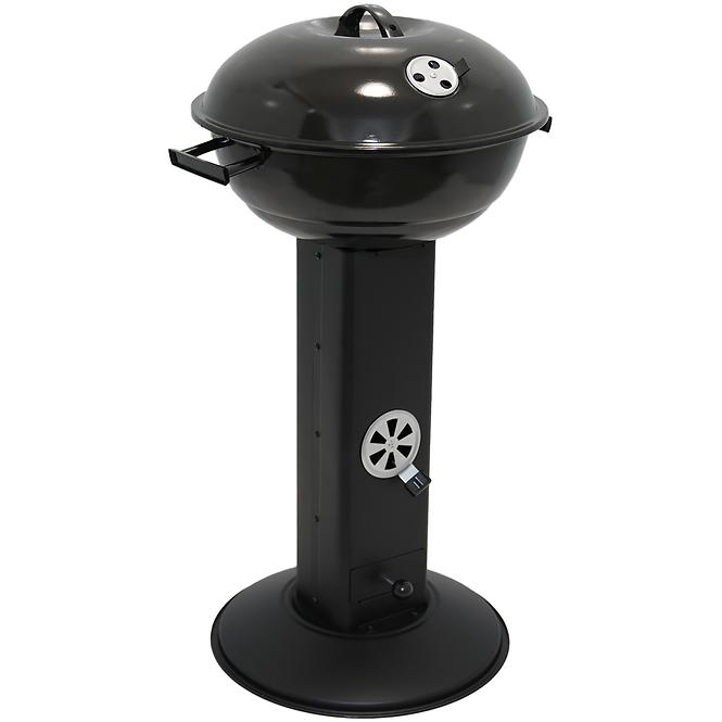 Gril na drevené uhlie Mercado 47 cm KY22018S čierny