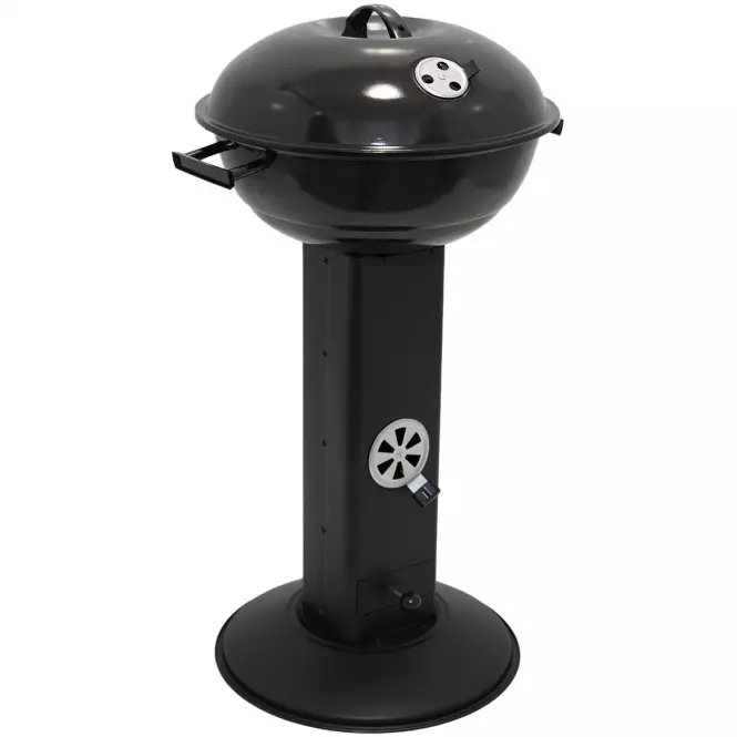 Gril na drevené uhlie Mercado 47 cm KY22018S čierny,2