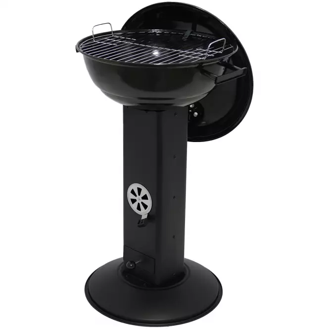 Gril na drevené uhlie Mercado 47 cm KY22018S čierny