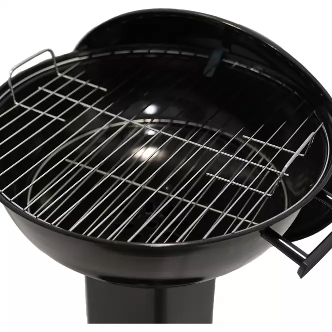 Gril na drevené uhlie Mercado 47 cm KY22018S čierny