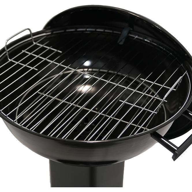 Gril na drevené uhlie Mercado 47 cm KY22018S čierny