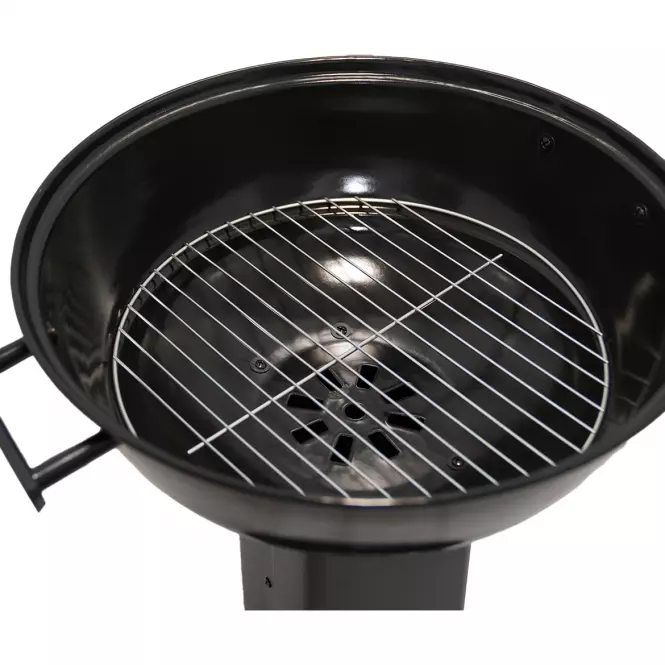 Gril na drevené uhlie Mercado 47 cm KY22018S čierny