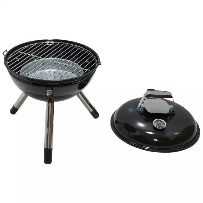 Stolový gril na drevené uhlie Mercado 35 cm KY22014HE,10