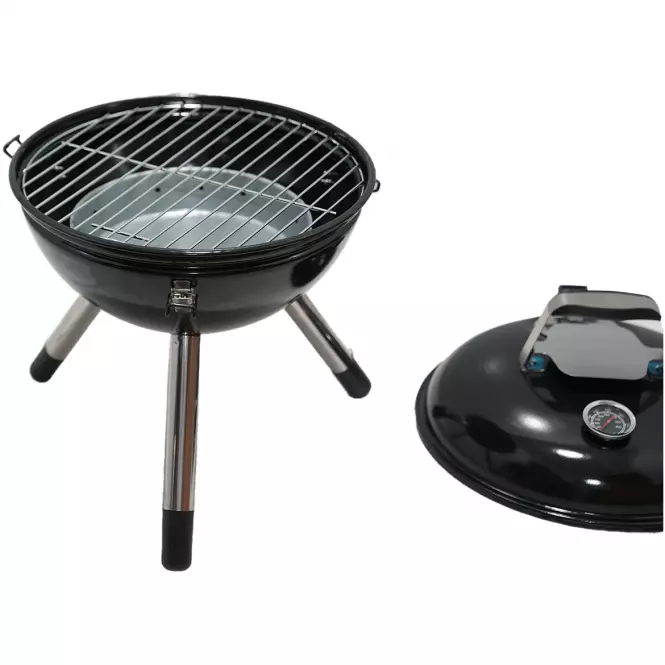 Stolový gril na drevené uhlie Mercado 35 cm KY22014HE,11