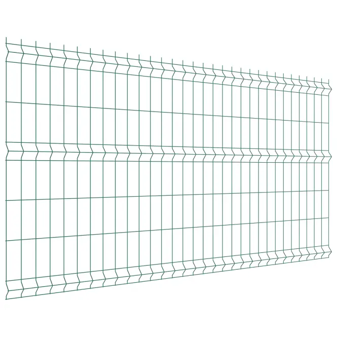 Plotový panel 3D fi 3,1 mm oko 80x200 mm 123x250 cm Zn+RAL6005
