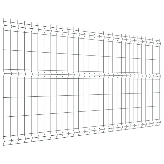Plotový panel 3D fi 3,1 mm oko 80x200 mm 123x250 cm Zn+RAL7016