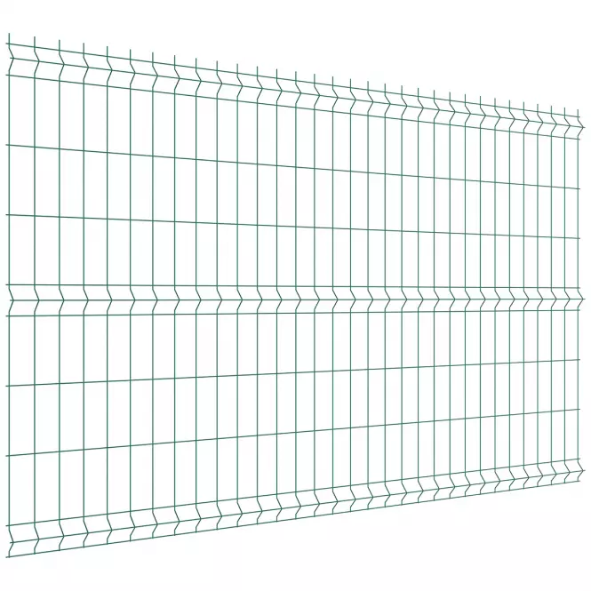 Plotový panel Ø3,1 mm,  oko 80x200 mm, h:1530 š:2500 mm, pozink. + RAL 6005