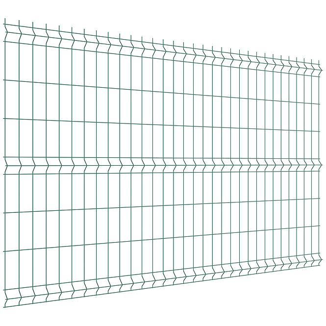 Plotový panel Ø3,1 mm,  oko 80x200 mm, h:1530 š:2500 mm, pozink. + RAL 6005