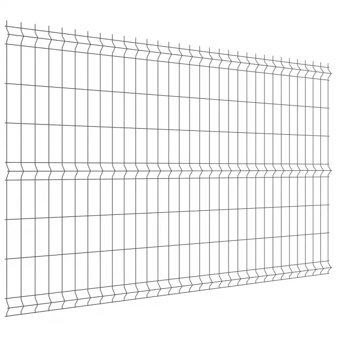 Plotový panel Ø3,1 mm, oko 80x200 mm, h:1530 š:2500 mm, pozink. + RAL 7016
