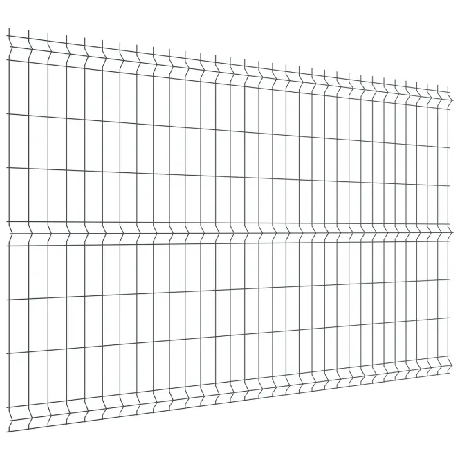 Plotový panel 3D fi 3,1 mm oko 80x200 mm 153x250 cm Zn+RAL7016