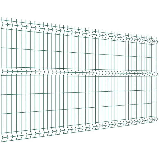 Plotový panel 3D fi 4,0 mm oko 55x200 mm 123x250 cm Zn+RAL6005