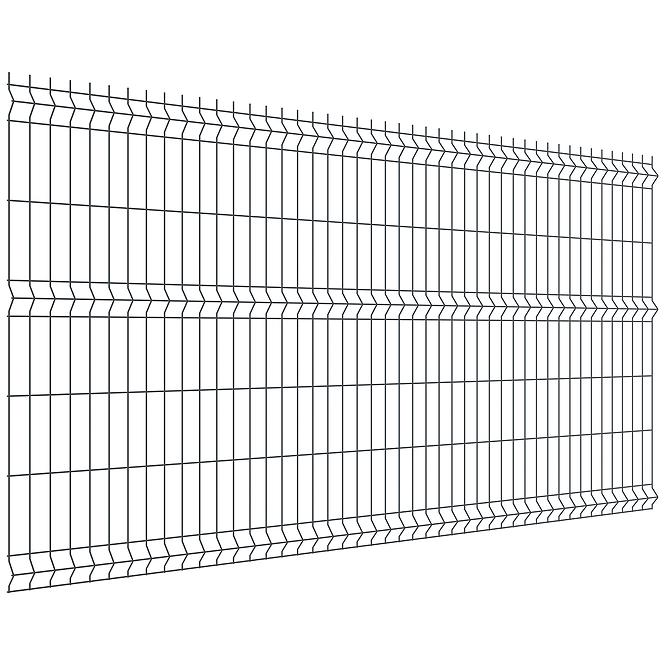 Plotový panel Ø4,0 mm, oko 55x200 mm, h:1230 š:2500 mm, pozink. + RAL 7016
