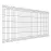 Plotový panel Ø4,0 mm, oko 55x200 mm, h:1230 š:2500 mm, pozink. + RAL 7016