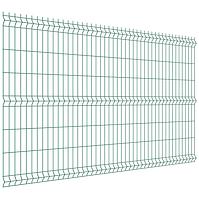 Plotový panel Ø4,0 mm, oko 55x200 mm,  h:1530 š:2500 mm, pozink. + RAL 6005