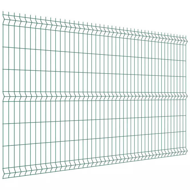 Plotový panel Ø4,0 mm, oko 55x200 mm,  h:1530 š:2500 mm, pozink. + RAL 6005