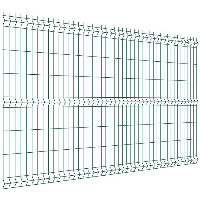 Plotový panel Ø4,0 mm, oko 55x200 mm,  h:1530 š:2500 mm, pozink. + RAL 6005