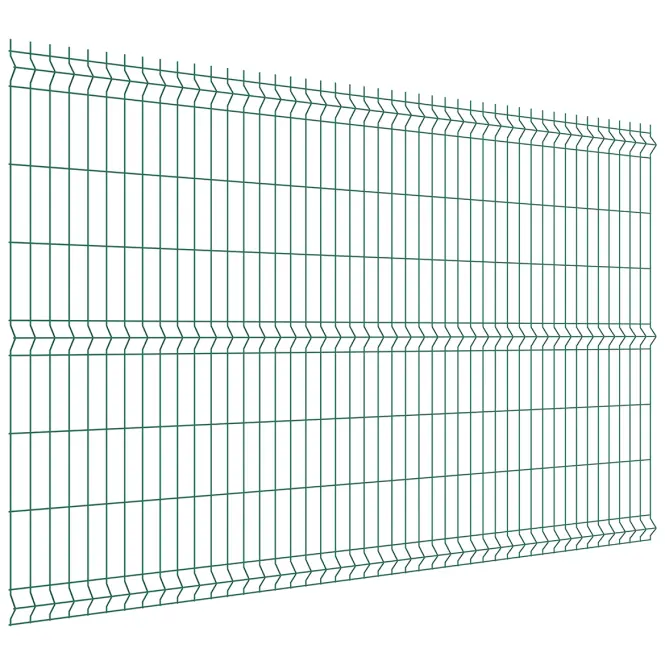 Plotový panel Ø4,0 mm, oko 55x200 mm,  h:1530 š:2500 mm, pozink. + RAL 6005
