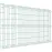 Plotový panel Ø4,0 mm, oko 55x200 mm,  h:1530 š:2500 mm, pozink. + RAL 6005