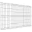 Plotový panel Ø4,0 mm, oko 55x200 mm, h:1530 š:2500 mm, pozink. + RAL 7016