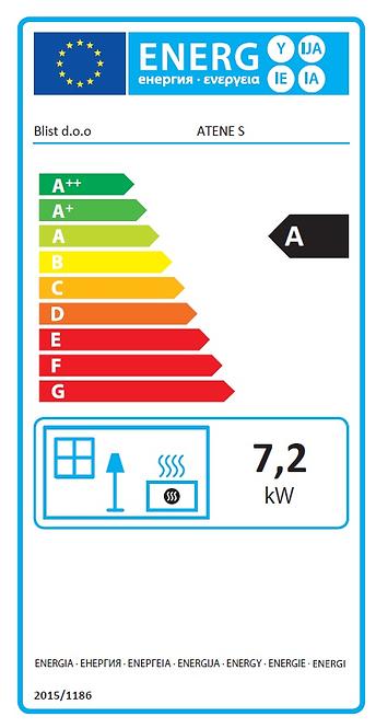 Krbové kachle Atene S 7.2 kW