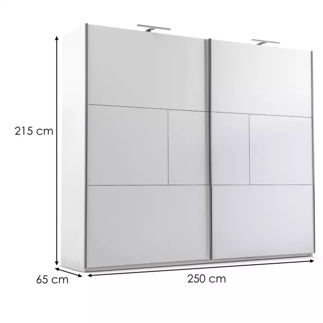 Skriňa Nimes 250 biela