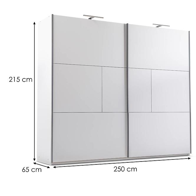 Skriňa Nimes 250 biela