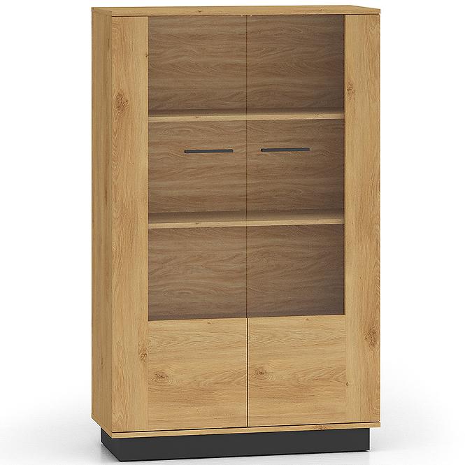 Vitrína Modesto 03 Dub/čierna,4