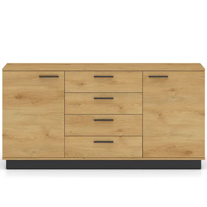 Komoda Modesto 04 Dub/čierna,3