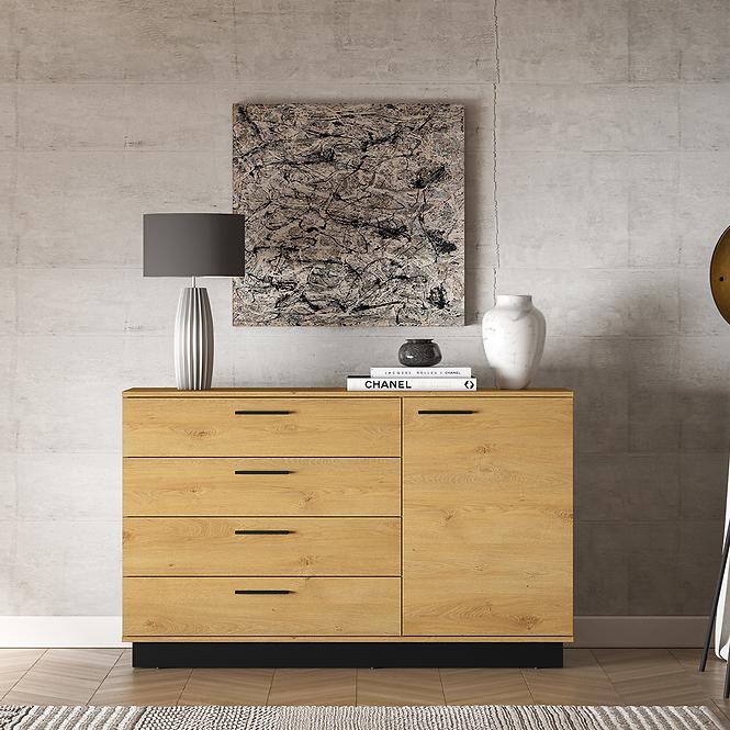 Komoda Modesto 05 Dub/čierna,7