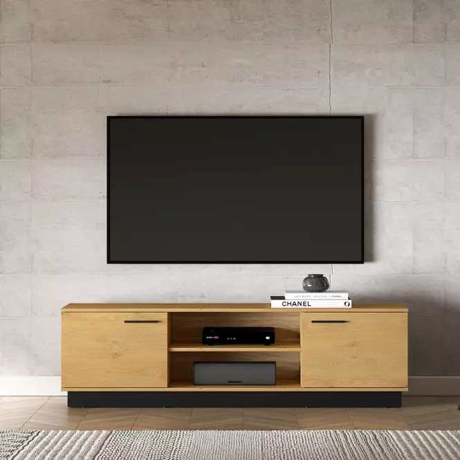 TV stolík MODESTO 06 dub/čierna,6