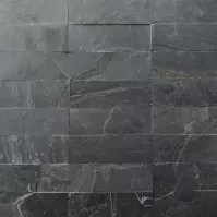 Prírodny Obkladový Kameň Black Slate 