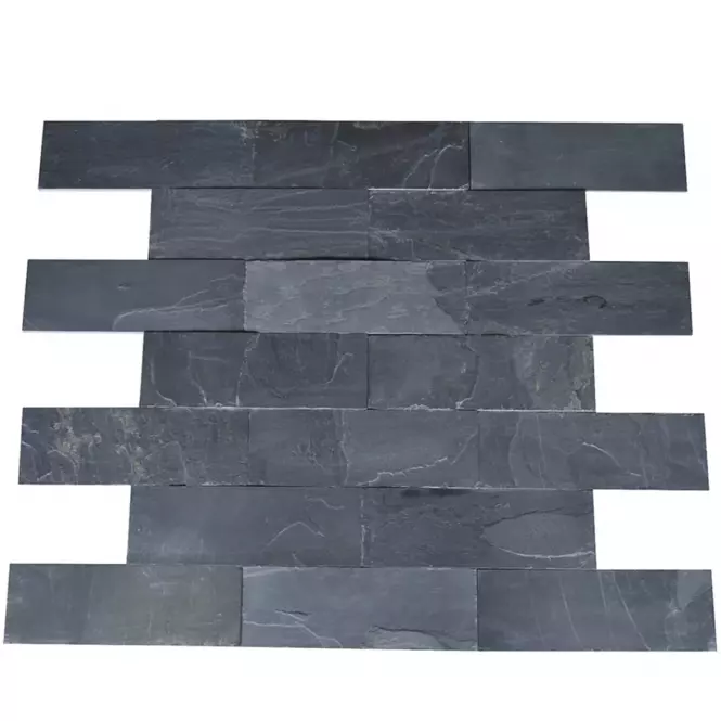 Prírodny Obkladový Kameň Black Slate 