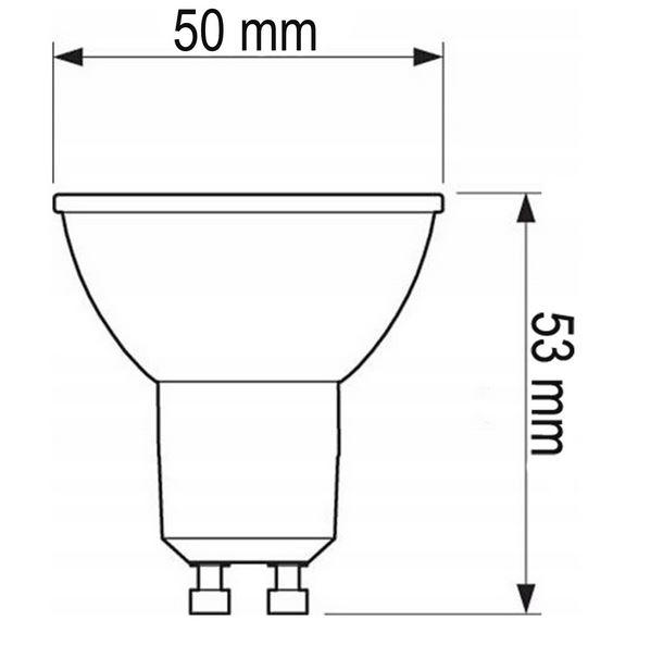 Žiarovka Lumiled LED GU10 3W 270LM 120ST. CB