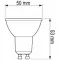 Žiarovka Lumiled LED GU10 3W 270LM 120ST. CB,7