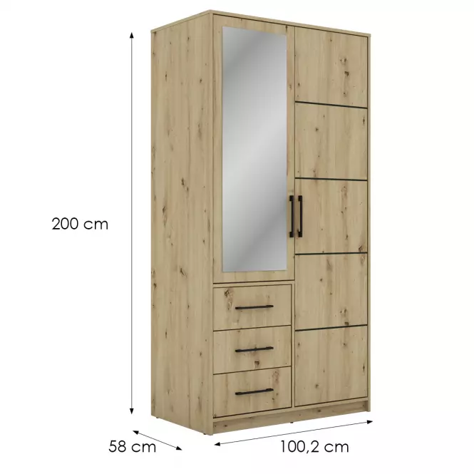 Skriňa Bollate 2 Artisan