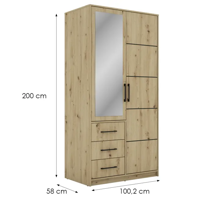 Skriňa Bollate 2 Artisan,2