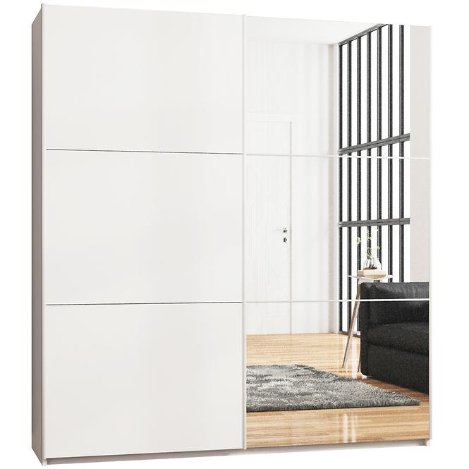 Skriňa Vigo 120 Biela/zrkadlo,5