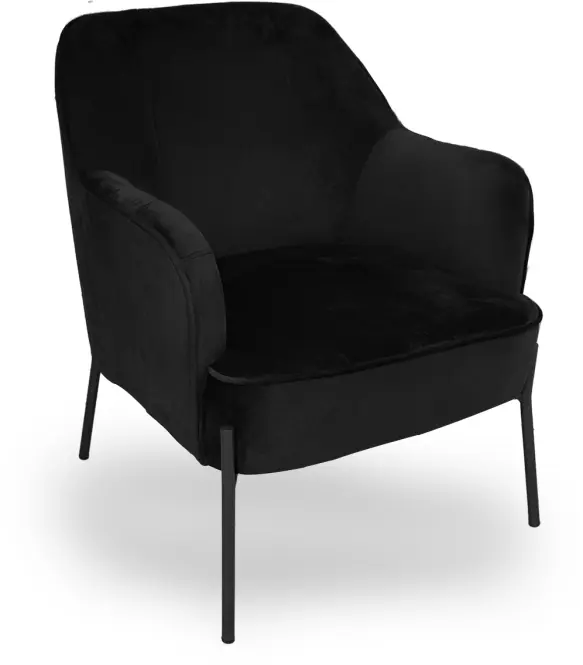 Kreslo Bob WX-2924 Black Velvet 19,2