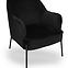 Kreslo Bob WX-2924 Black Velvet 19,2