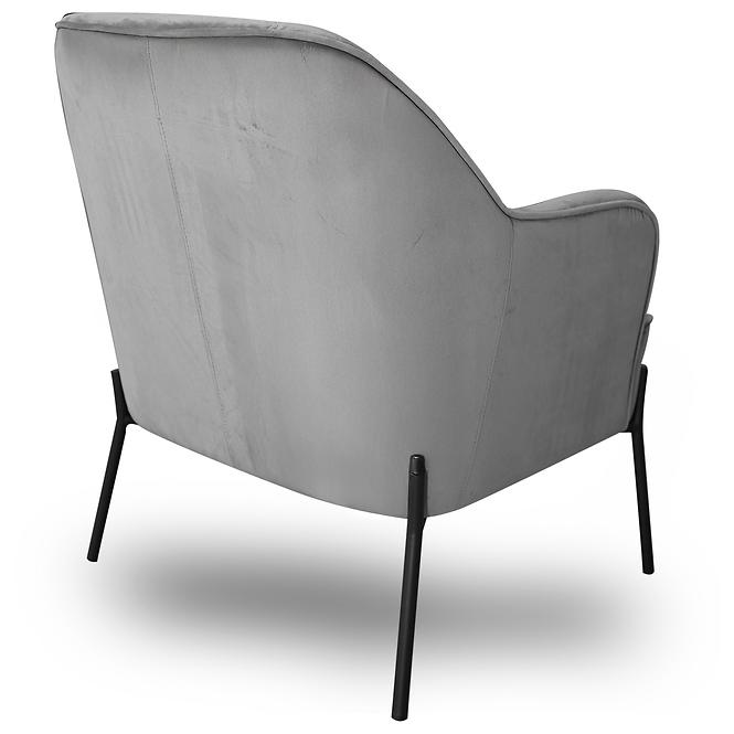 Kreslo Bob WX-2924 Light Grey Velvet 12,3
