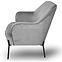 Kreslo Bob WX-2924 Light Grey Velvet 12,5