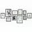 Sada Fotorámikov Mdf 10x M1126 Charcoal Black