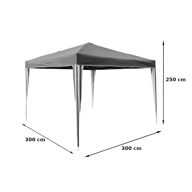 Záhradný pavilón 3x3x2,5 m zelený,2